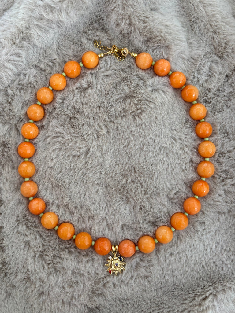 Aperol Necklace